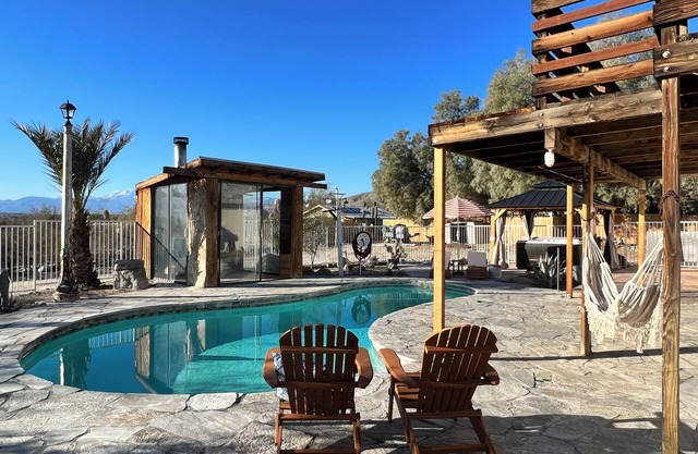 Private ranch getaway perfect for stargazing, relaxing by pool, going in spa.