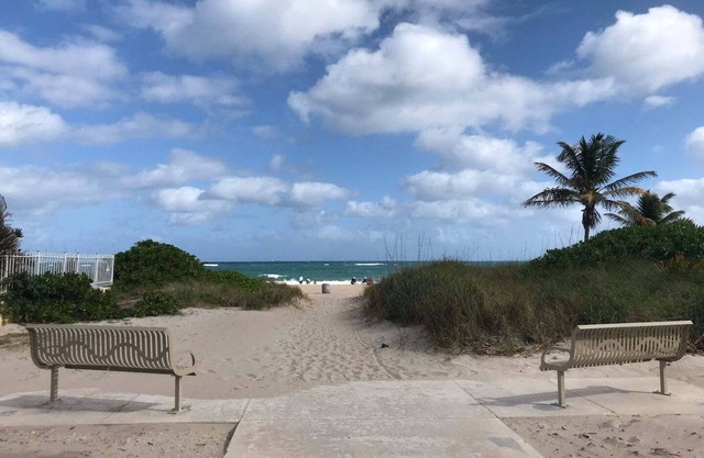 Private Suite # 5, few minutes walk to the beach.