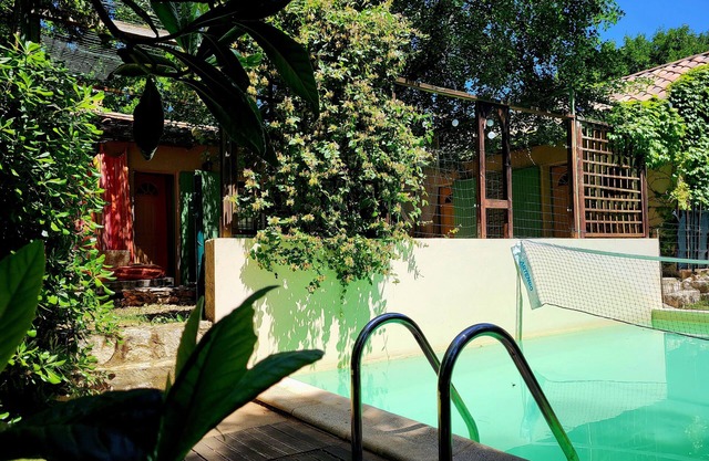 Private swimming pool in Provencal house