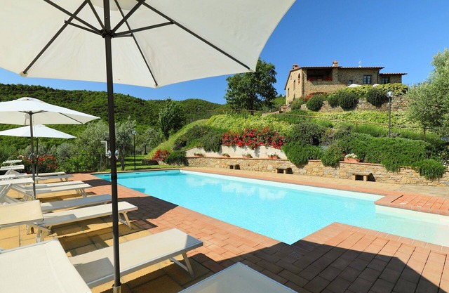 Estupenda casa de vacaciones privada con WIFI, piscina privada, TV, balcón, cerca de Cortona