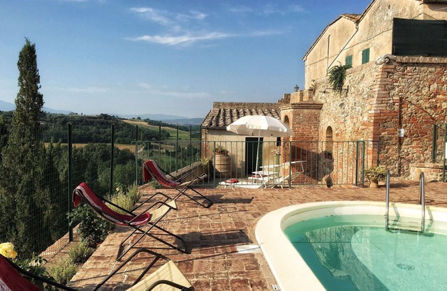 Casa de vacaciones privada con A/C, piscina privada, WIFI, TV, patio, cerca de Montalcino