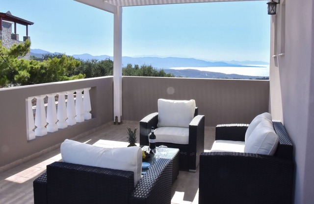 Private Villa With Sea and Mountain Views