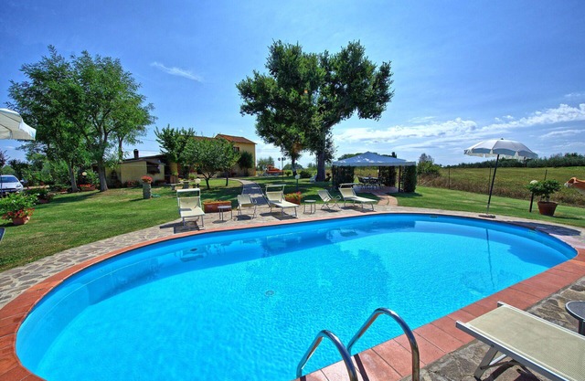 Casa de vacaciones privada con WIFI, piscina privada, TV, vista panorámica, cerca de Arezzo