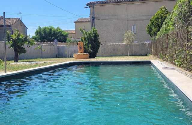 Provencal village house with garden and swimming pool