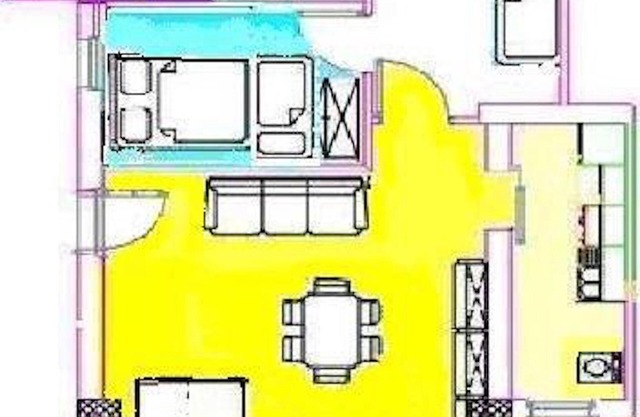 Quadrlocale BO on the ground floor with sea view at 30mt. from the beach !!