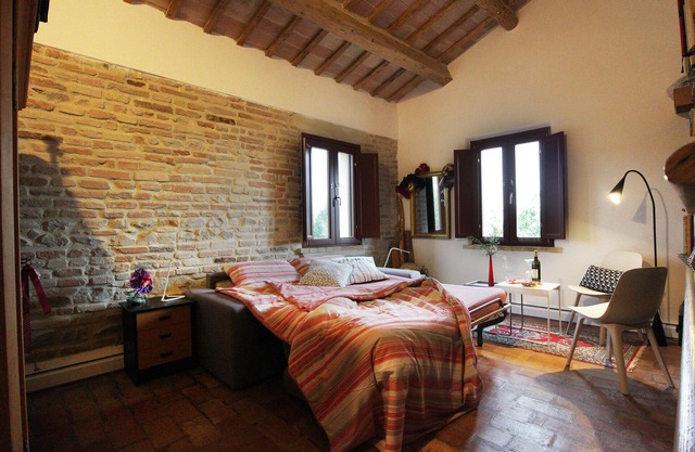 Habitación B & B tranquila y confortable en el corazón de Las Marcas con un panorama de 360 ​​°