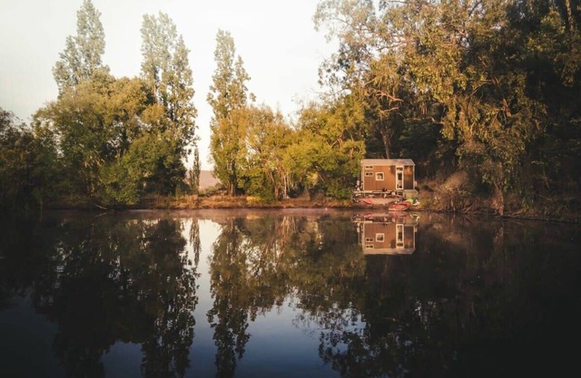 Quiet Lake House In Winery by Tiny Away