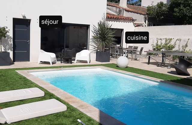 Quiet modern villa, 4bed swimming pool/pool,Marseille st Barnabé/ st Julien 140m2