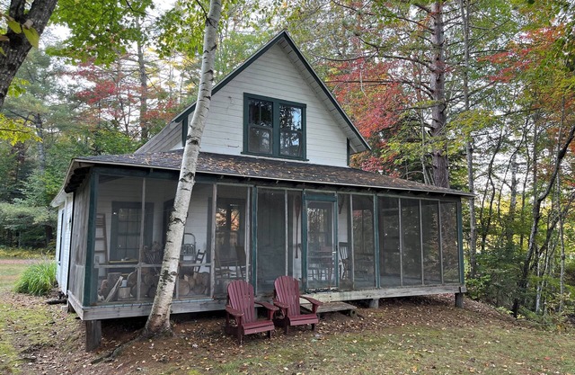 Quiet rustic camp at beautiful Sebec Lake...boating, fishing, swimming, hiking.