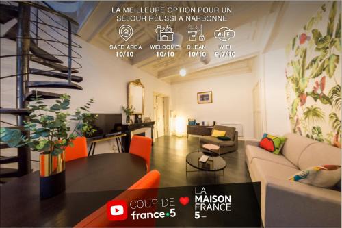 RétroMirabeau - CHAMBRE Suite & APPARTEMENTS de Charme - Localisation Prémium
