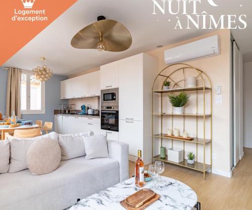 Raffinement Romain Cœur de Nimes Lumineux