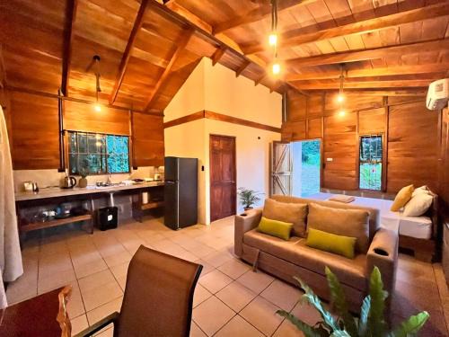 Rain Forest Cabin with trails and river