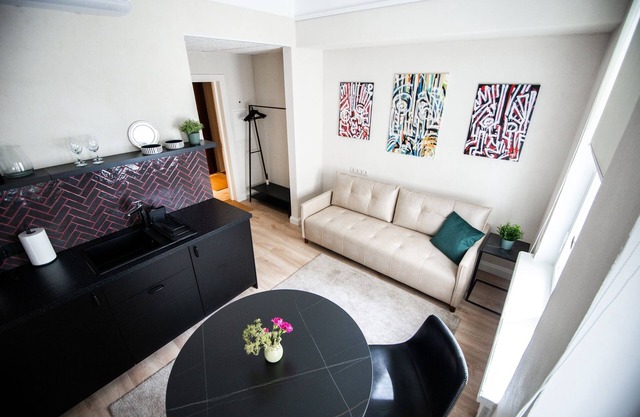 tARTuStays apartment full of art by Ralf Sannikov with WiFi and AC