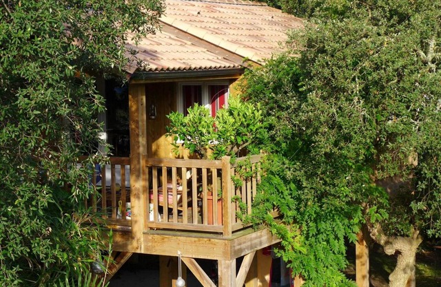 Raro e insólito, Chalet encaramado con todas las comodidades en Labenne Océan para 4 personas