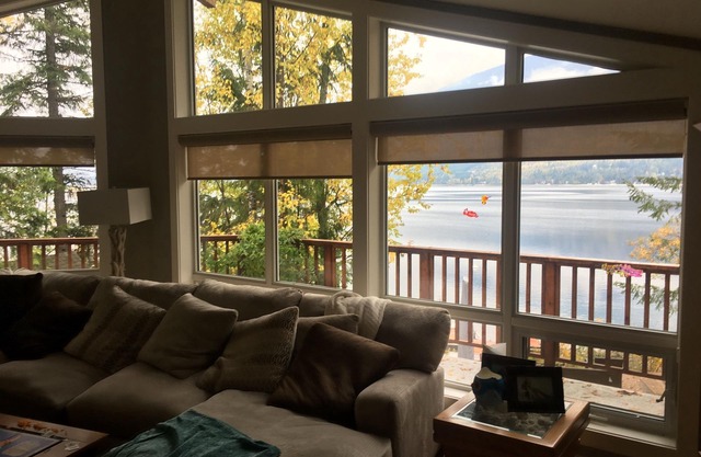 Verdaderamente hermosa casa frente al lago!
