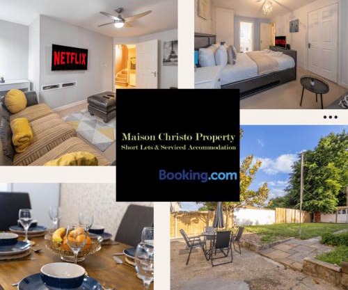 Reams Way 5Bedroom Apt Sleeps 10 in Sittingbourne with Wifi & Free Parking By Maison Christo Property Short Lets & Serviced Accommodation