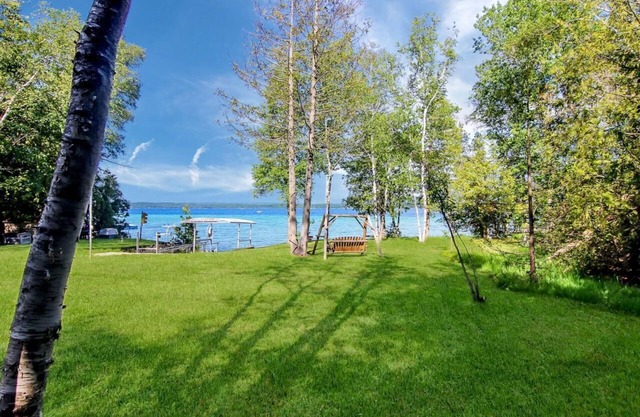 Recently updated lakefront home, located on beautiful Torch Lake.