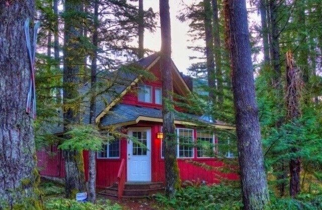 Cabaña que admite mascotas en el bosque en Stevens Pass con bañera de hidromasaje, wifi y amplio patio