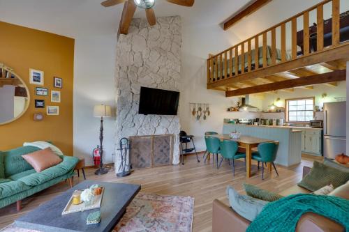 Red River Home with Ski Slope, Mtn and River Views!
