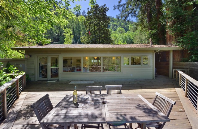 Redwood River House--Complimentary wine tasting at Croix included!