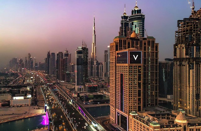 Regal Heights King Vibrant suite in Business Bay, Dubai. Pet - Friendly!