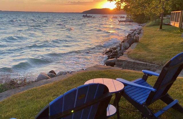 Relax and play in the blue waters of Crystal Lake