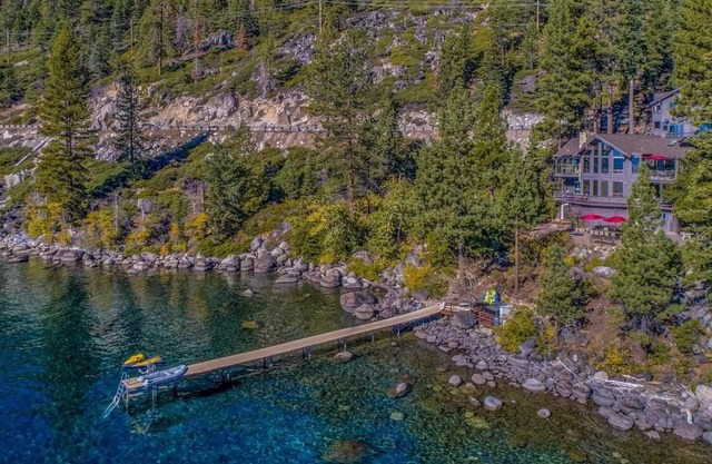 Relax at this serene Incline Village lake front property.