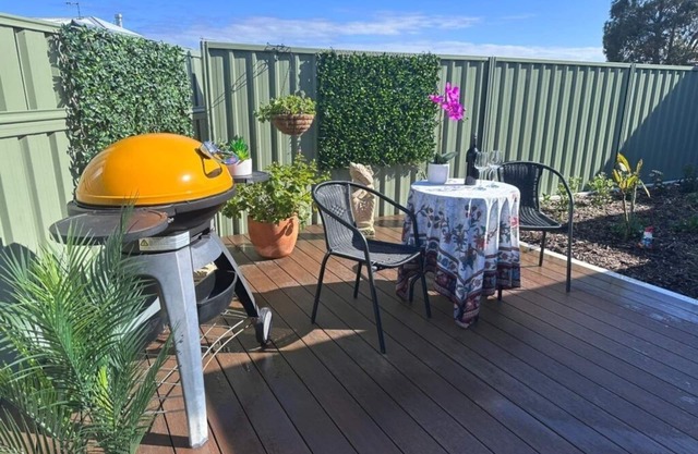 Relax in a beautiful setting and watch the sun go down from the deck.