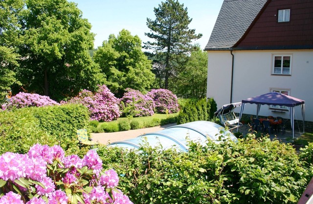 Apartamento Charmantes en Pockau mit Schwimmbad