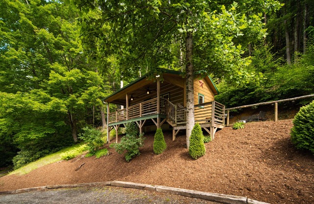 Relaxing cabin getaway only minutes from the Blue Ridge Parkway. Pet friendly!
