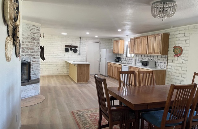 Remodeled mid-century brick house is excellent base for exploring the Gila