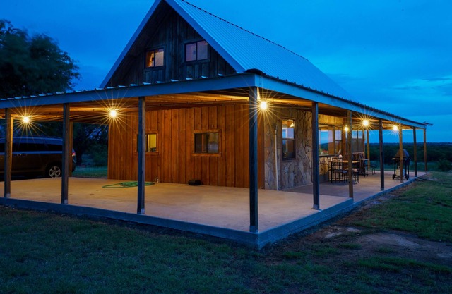 Remote 2 story open concept cabin on 279 acre property in a rural setting.