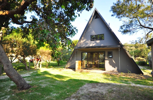 Renovado clásico A-Frame en el extremo tranquilo de Cabo Woolamai