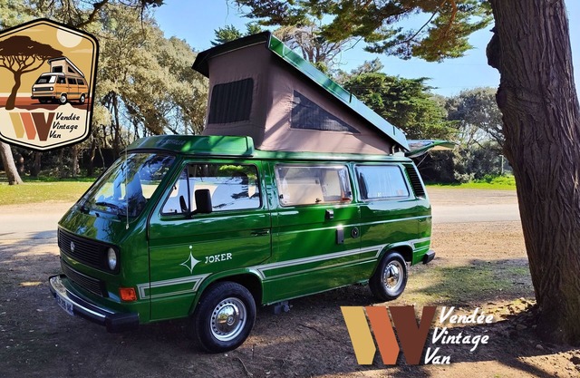 Rental VW COMBI T3 fitted out vintage motorhome in Les Sables d'Olonne 85