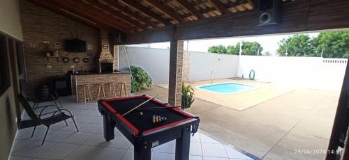 Resort Privado, Piscina, Fliperama, Cinema e Mesa de Bilhar