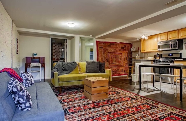 Rest Easy in this Bloomingdale English Basement near 4 DC Hospitals