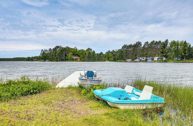 Rhinelander Vacation Rental w/ Yard on Venus Lake!