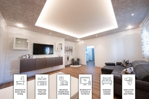 Ring48 City Living - modernes Wohnen mit Wohlfühlambiente mitten im Stadtzentrum - vollausgestattete Küche, Bad mit Duschbadewanne, Parkplatz