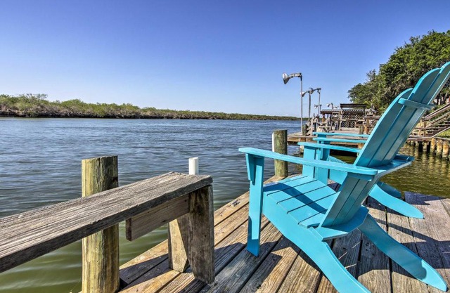 Rio Hondo Studio with Fishing Dock on Arroyo River!