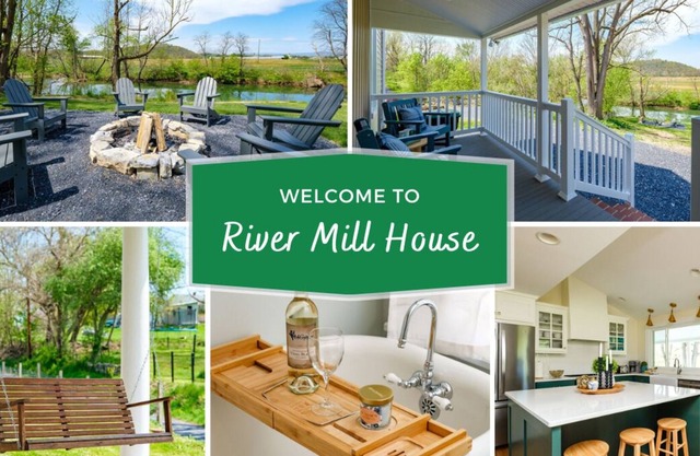 River Mill House -Riverside Historical Home in the beautiful Shenandoah Valley