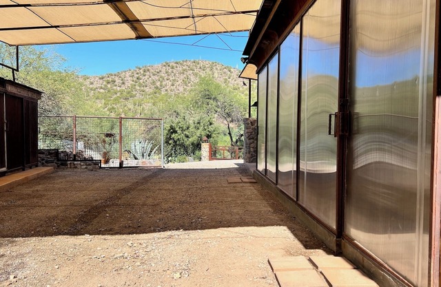 River side Container Home in the remote desert canyon of Aravaipa. SHARED YARD.