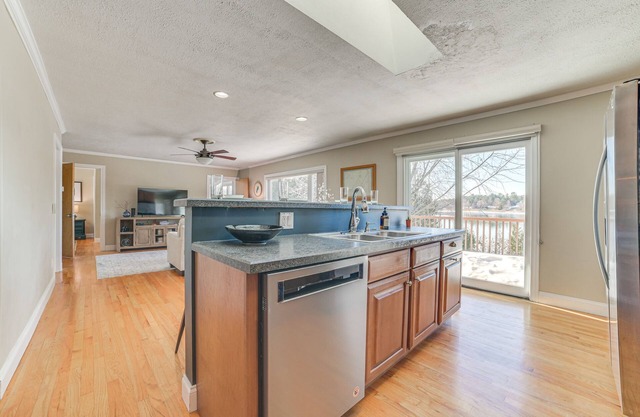 Riverfront Cheboygan Home w/ Deck & Boat Dock!