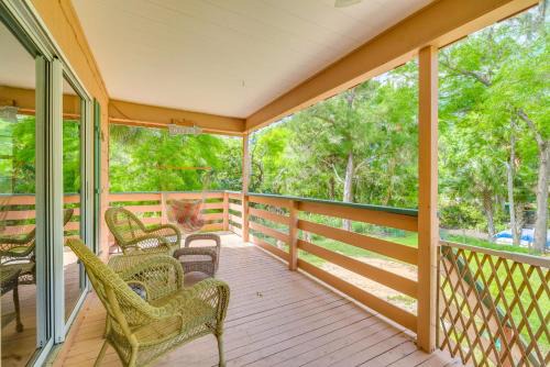 Riverfront Inglis Duplex with Shared Dock and Fire Pit