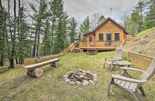 Riverfront Lewiston Cabin w/ Stone Fireplace!