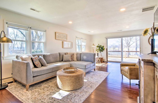 Riverfront Loves Park Home w/ Fire Pit!