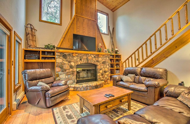 Riverfront Manton Cabin w/ Pool Table & Fire Pit!