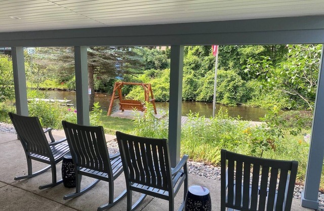 Riverfront Retreat in Grayling