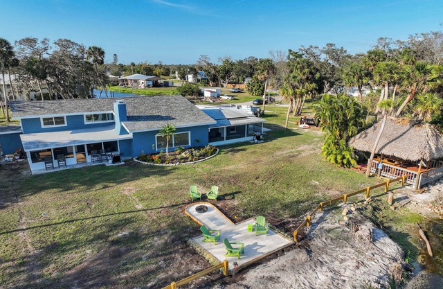 Riverside Oasis! Home w/ Tiki Hut & Firepit