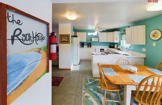 Rock House-Downtown Munising with Private Patio, Garage, Fire-pit & BBQ Grill