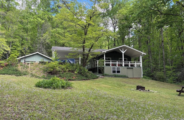 Rock Ridge Base Camp @ DuPont - 6.5 acres, sleeps 5, ride from the house